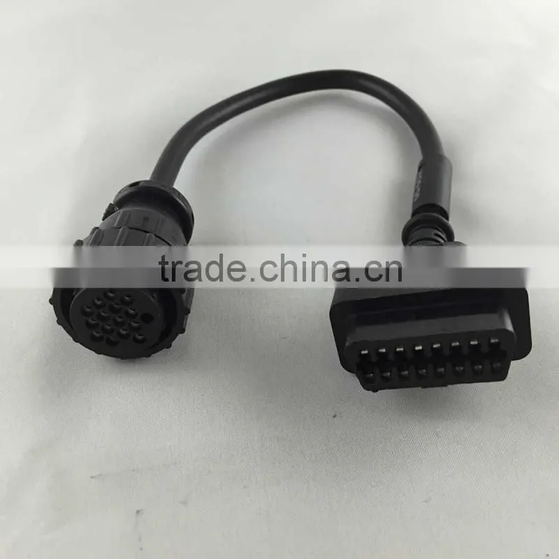 OBD2 FEMALE connector TO Scania16P Cable for scania truck obd2 scanner
