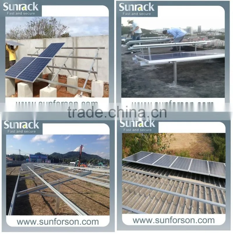 solar pole mount to install 1 to 16 pv panels mounting brackets