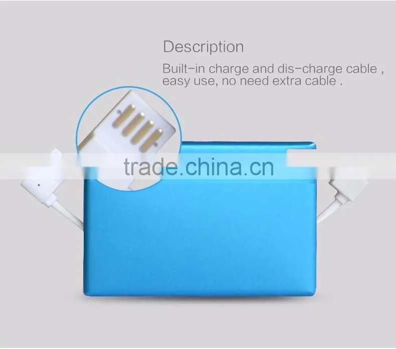 new product Fashion style Lipstick tube 2600mah power bank