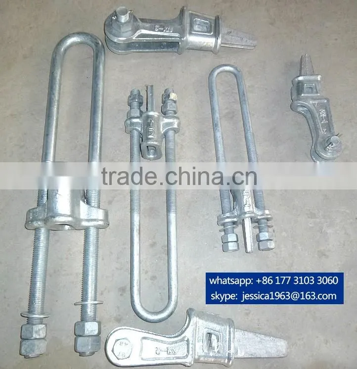 Aluminium Alloy strain clamp/ NX Clamp wedge type/wedge dead end clamp