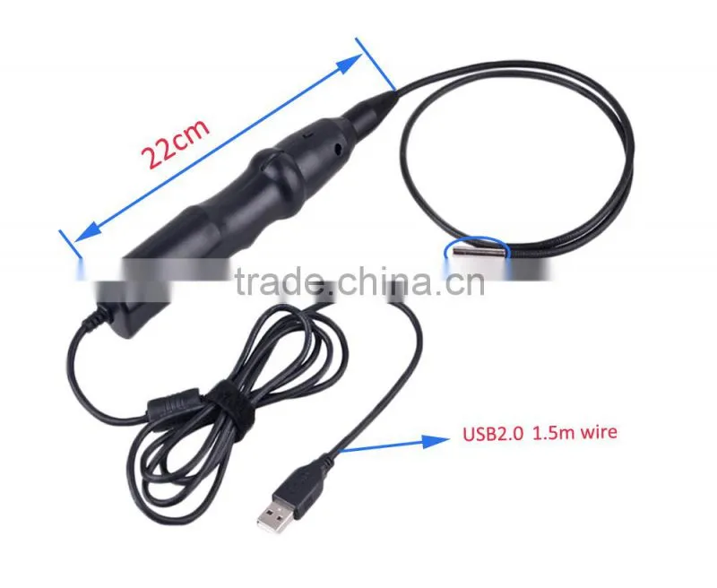 Inspecting pipeline eigine portable flexible endoscope