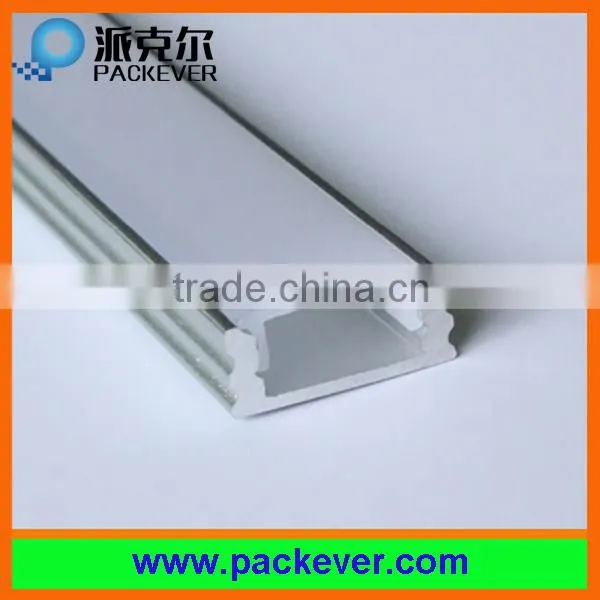 1m, 2m length LED strip light milky cover aluminum profile with end caps and mounting clips