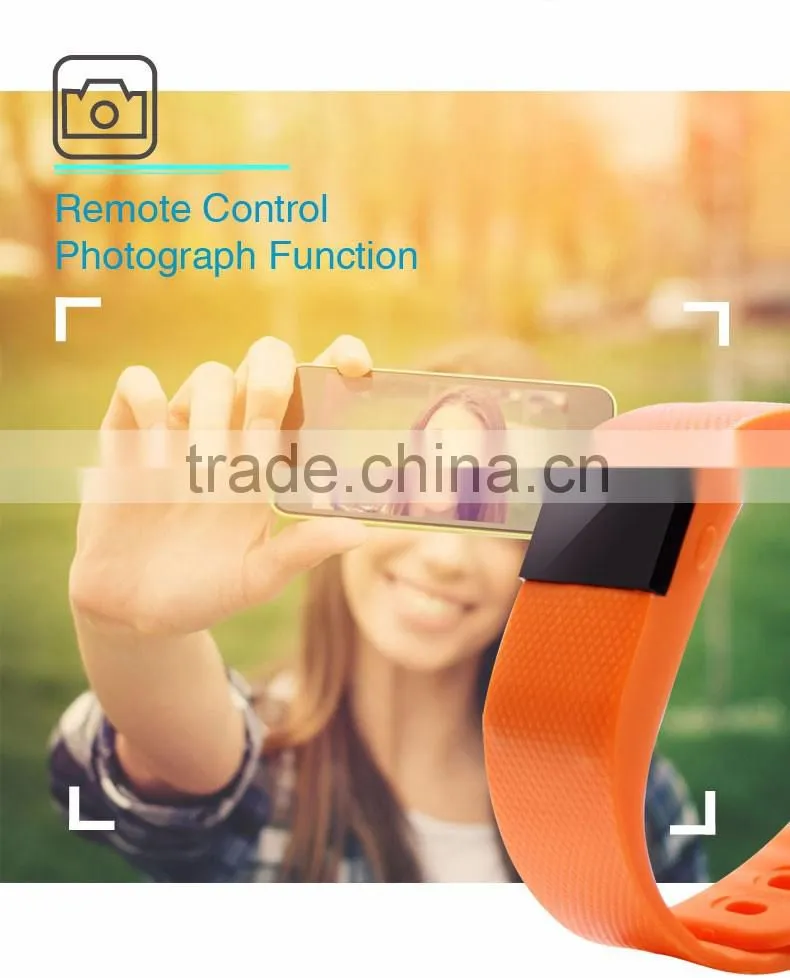 New BLE 4.0 IOS Android software TI chipset TW64 custom sport fitness bracelet