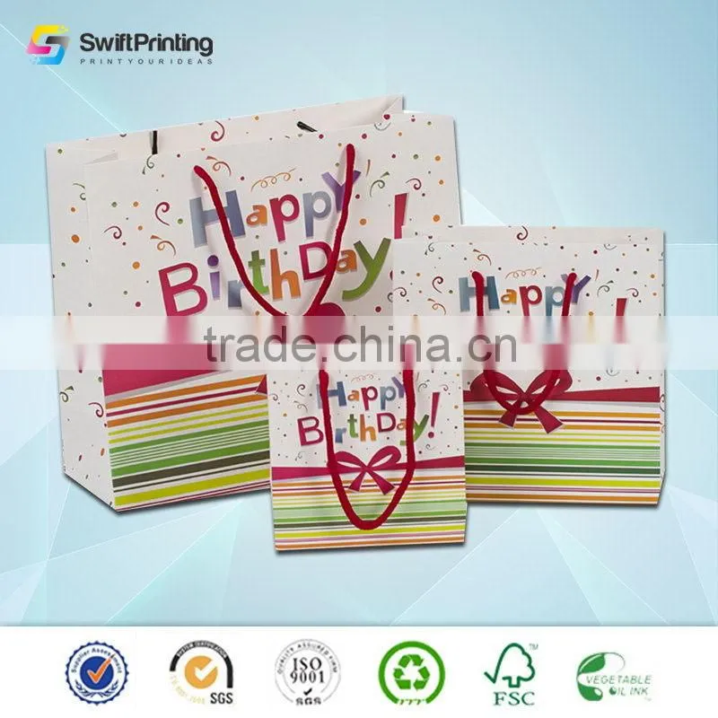 Cheap hot selling matt laminated paper bag