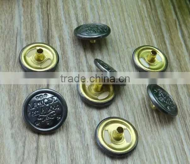 eco-friendly custom metal snap fastener