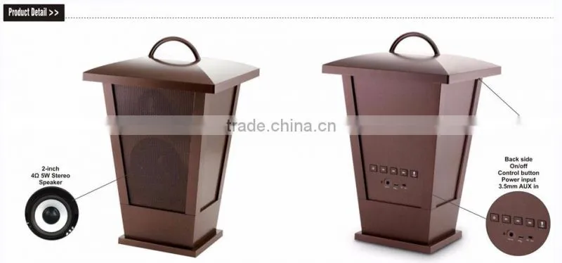M12030 Wireless Bluetooth Speaker Lantern with LED Lights