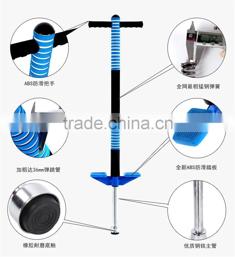 2015 hot sale cheap colorful jumping bar/ jump flying bar/ air jump pogo stick.
