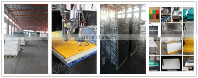 hdpe plastic cnc router machine manufacturing components/hdpe wear parts