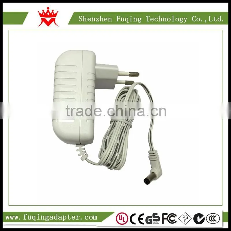 Wall Mounted White 12v dc 2a power adapter