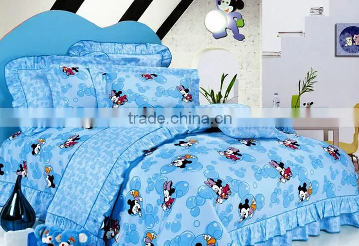 Luxury double side brush printed 100 cotton twill fabric china manufacturers baby fabric for baby blanket