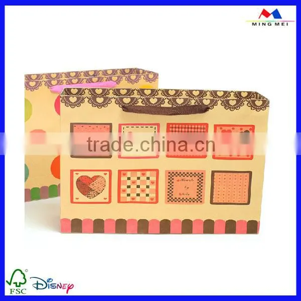 Twist Rope Handles Paper Bags For Heavy Products Packaging