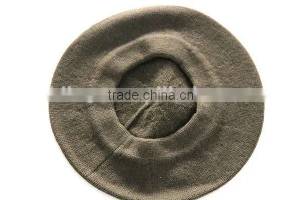 cable cashmere knitted caps, hats