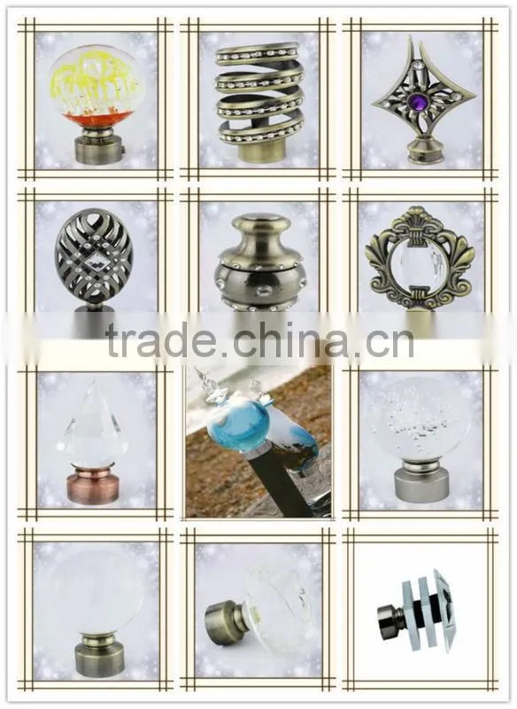 2014 New Design Plastic Clip Wooden Curtain Pole Rings