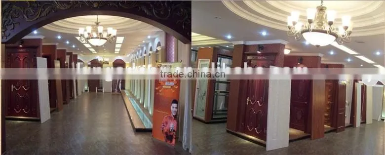 2015 new product single mdf room door design with handle