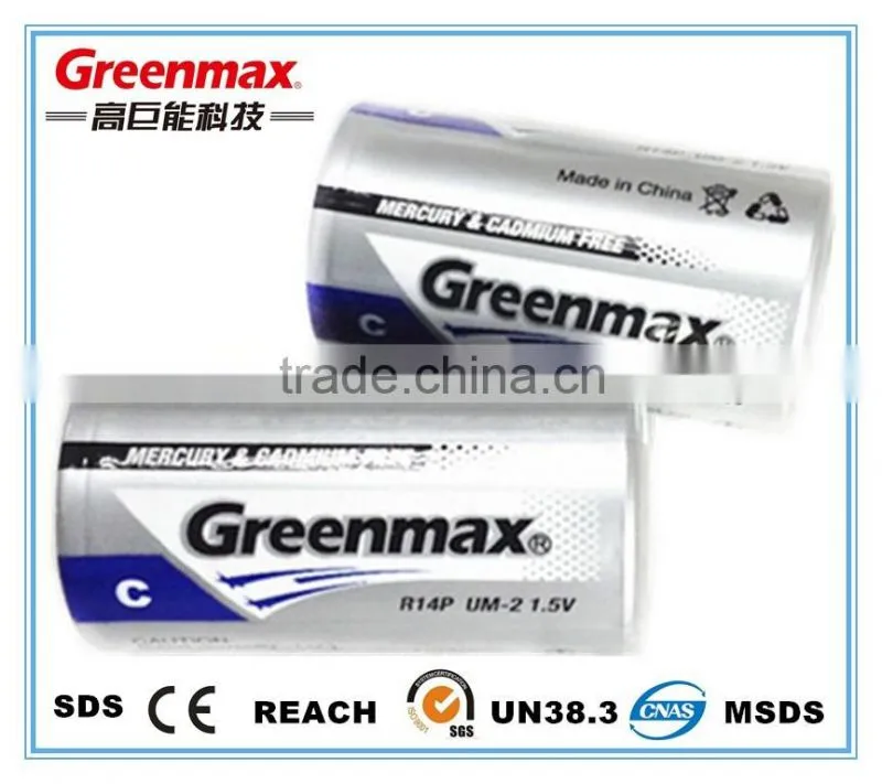 R14p/c/um-2 Battery,Alkaline Battery Sale In Exhibition