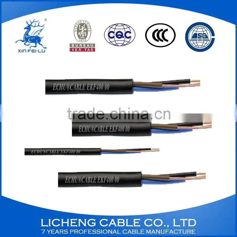 Copper conductor PVC insulated PVC sheathed control cable 4x4mm2