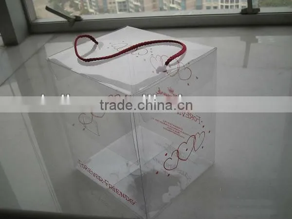 Clear PP folding shoe storage boxes