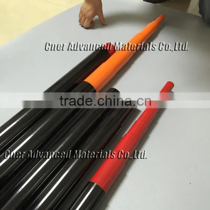 Glass fiber materials water fed pole with clamps working for solar panel