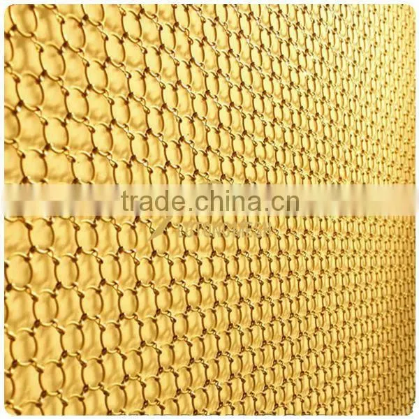 Decorative metal ring mesh for saloon room divider curtain