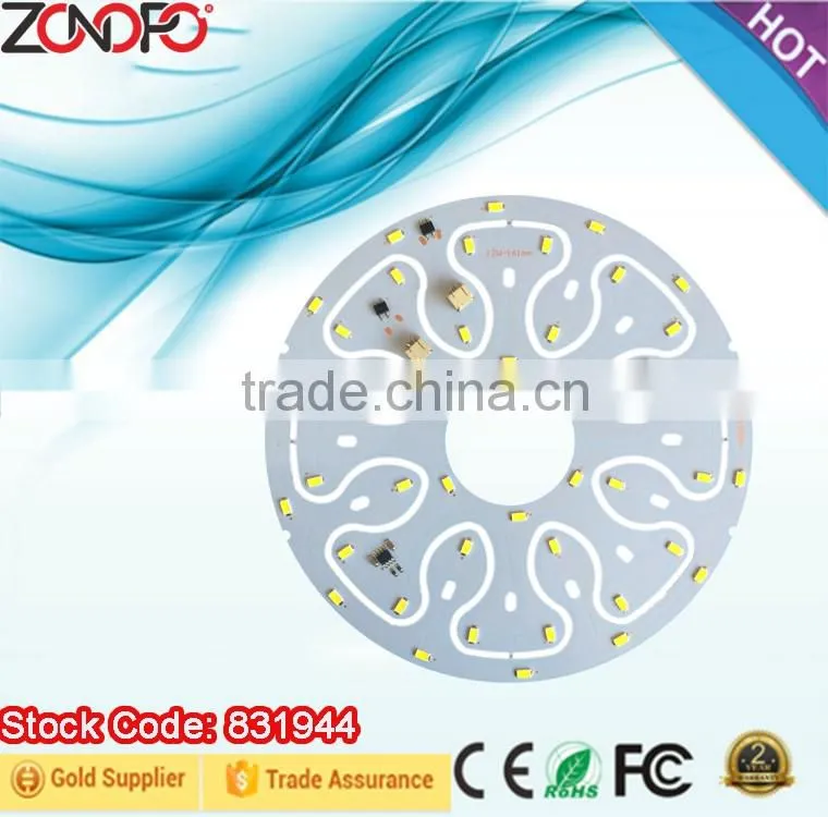 zonopo dob 24w 48w 54w smd 5730 high voltage led less flicker light engine led pcb ceilling light ac led board