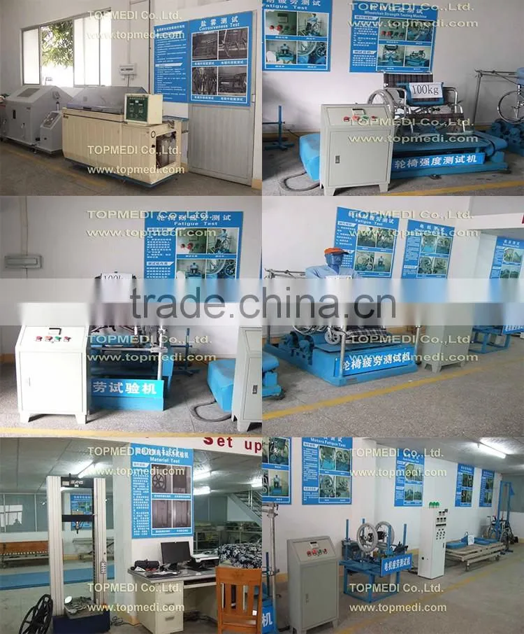 Rehabilitation Therapy Supplies popular light weight standard size handicapped aluminum wheelchair