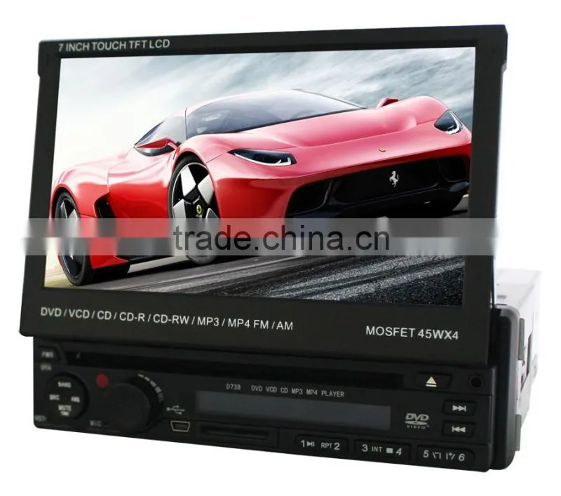 China Wholesale 7 inch Single Din In-Dash Motorized TFT-LCD Car Monitor