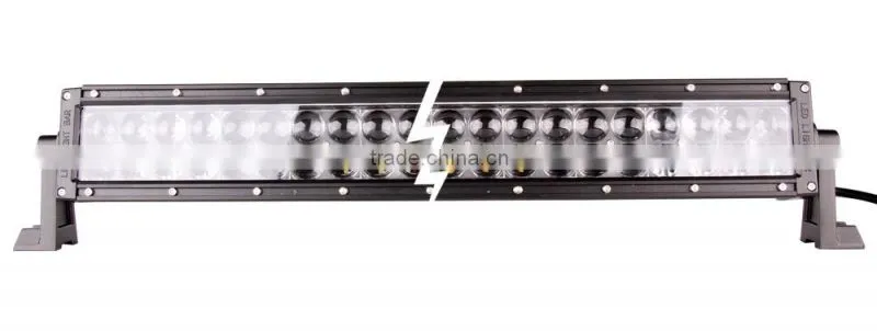 High power 72w 180w auto led work light bar with sliding mounting bracket