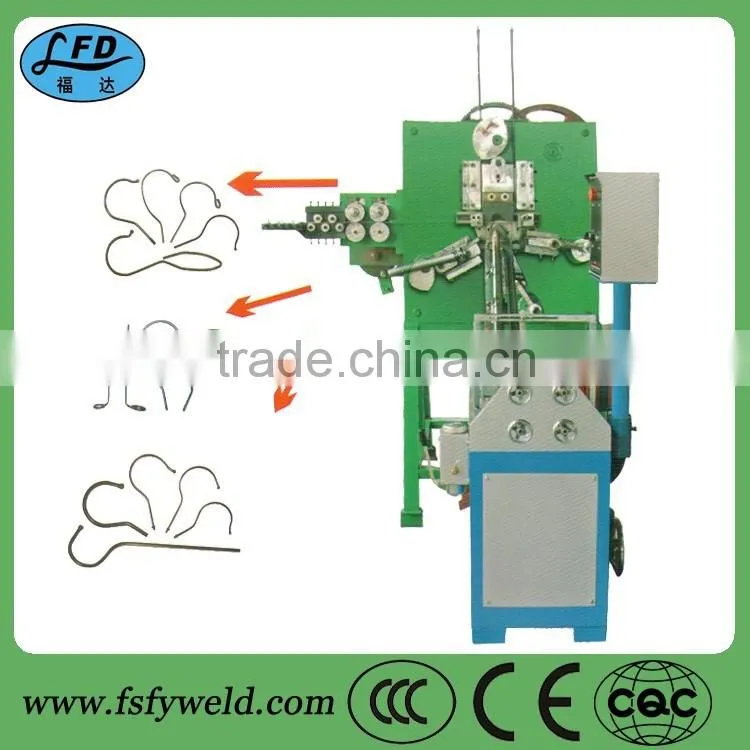 Single double J hook making machine manufacturing machines hanger hook