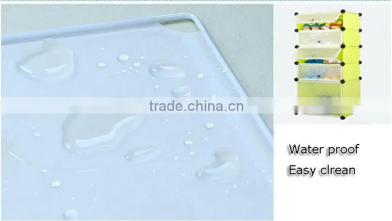Depth:47cm,DIY Home stackable floding plastic Wardrobes Cubes Organizer hold shoes and clothes(FH-AW0681231-10)