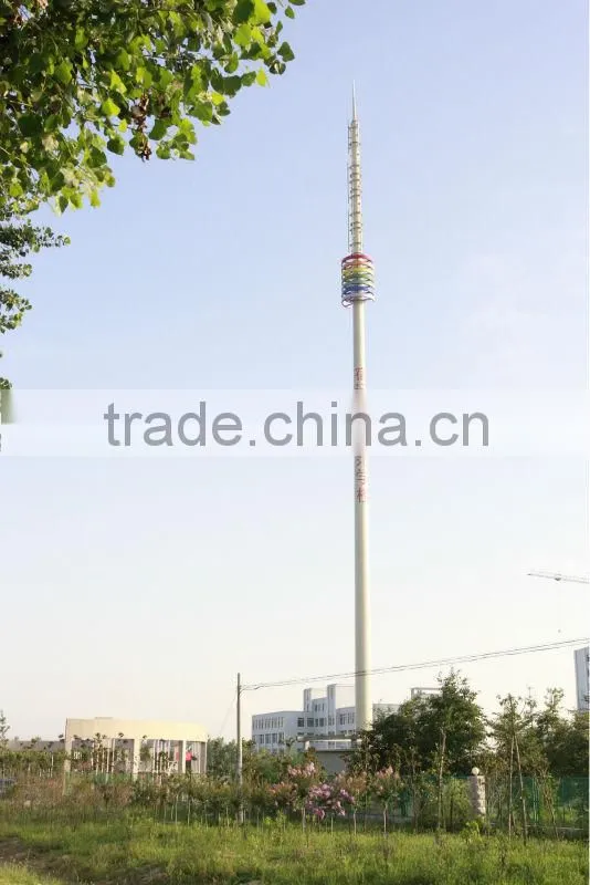 Steel landscape monopole tower (light pole)