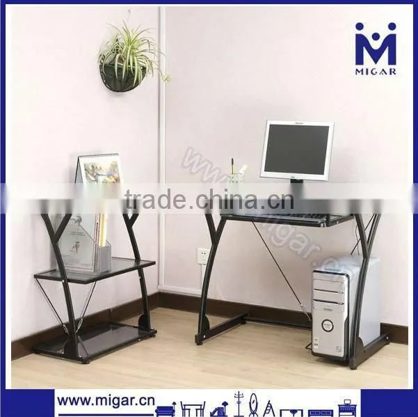 home office furniture glass Computer Table unit MGD-06-036&037