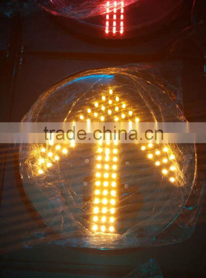 8" traffic light lens red yellow green arrow