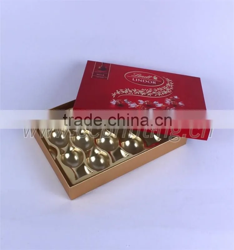 Customize design paper cardboard packaging luxury chocolate strawberry boxes