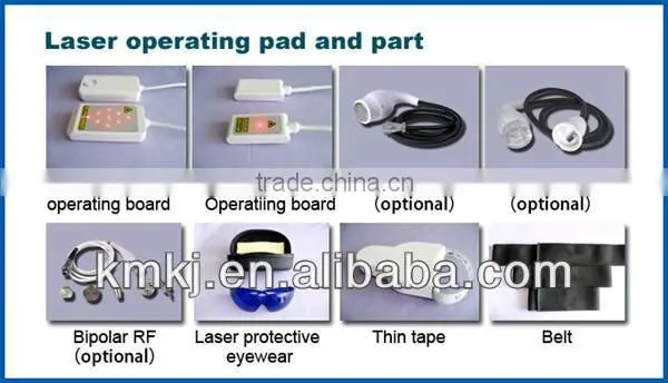 Fast slimming! Super 12 lipo pads laser esthetic machine for slimming with cavitation rf (CE ISO SGS TUV)