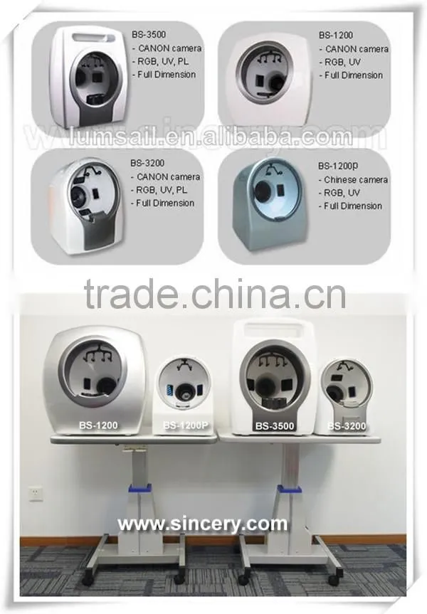 CE approved boxy skin & hair analyser