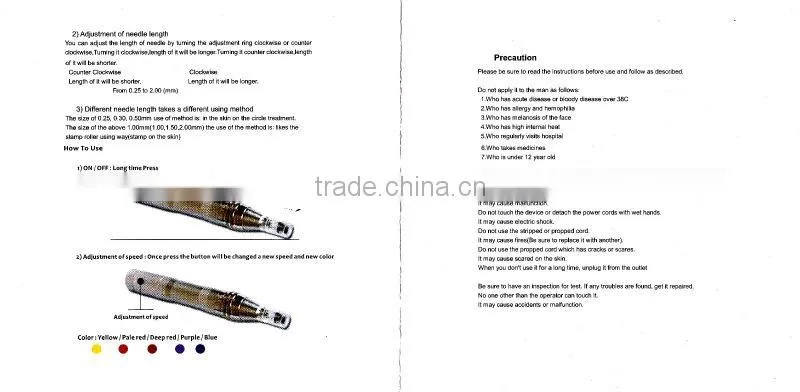 CE mark,Face,Body tighting,lowest price Auto Micro needle pen