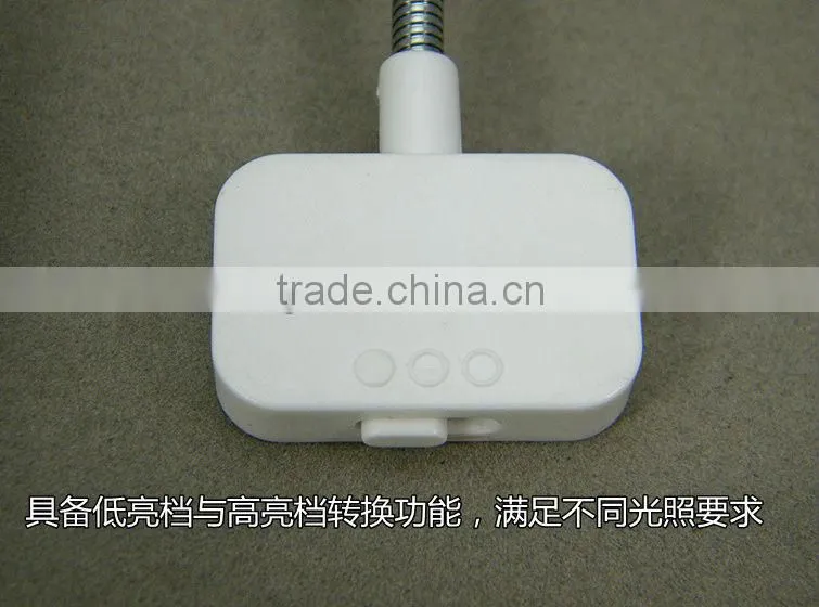 solar led book light with clip