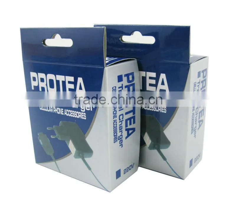 Travel charger paper box packaging