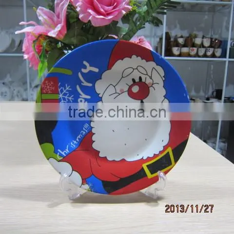 personalized ceramic plates, personalized christmas ceramic plates, christmas plates cheap