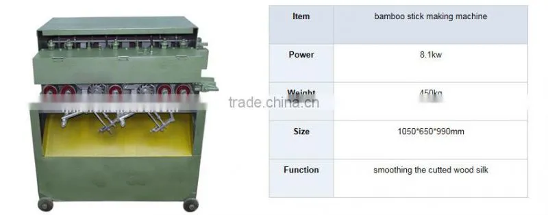 Automatic bamboo wooden chopsticksand toothpick making machine line