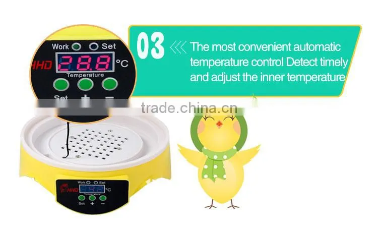 2017 HHD used automatic household 7 chicken egg incubator for sale