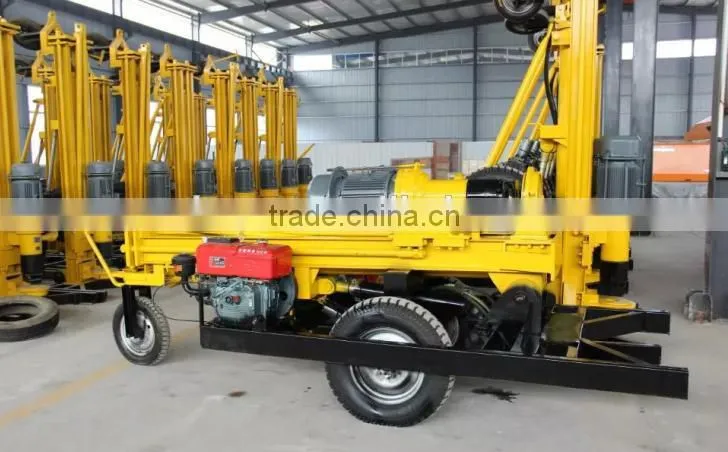 portable drill rig for drilling granite