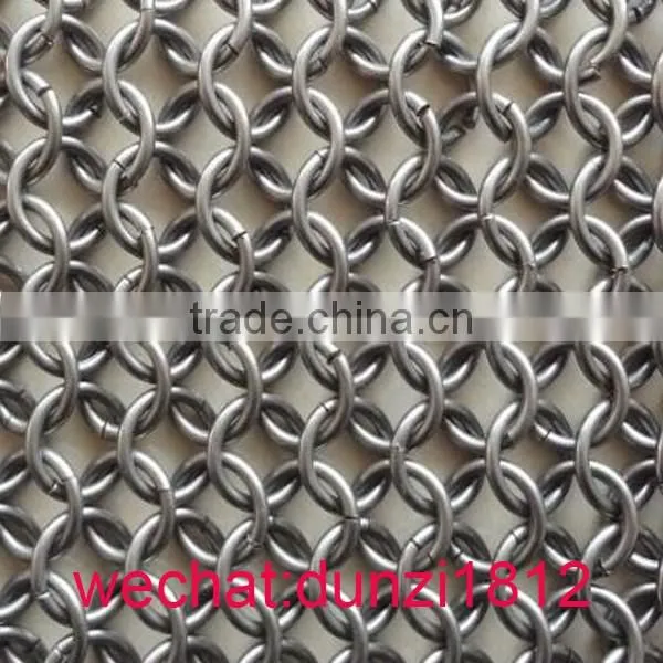 hot sale food grade metal stainless steel decotative ring mesh