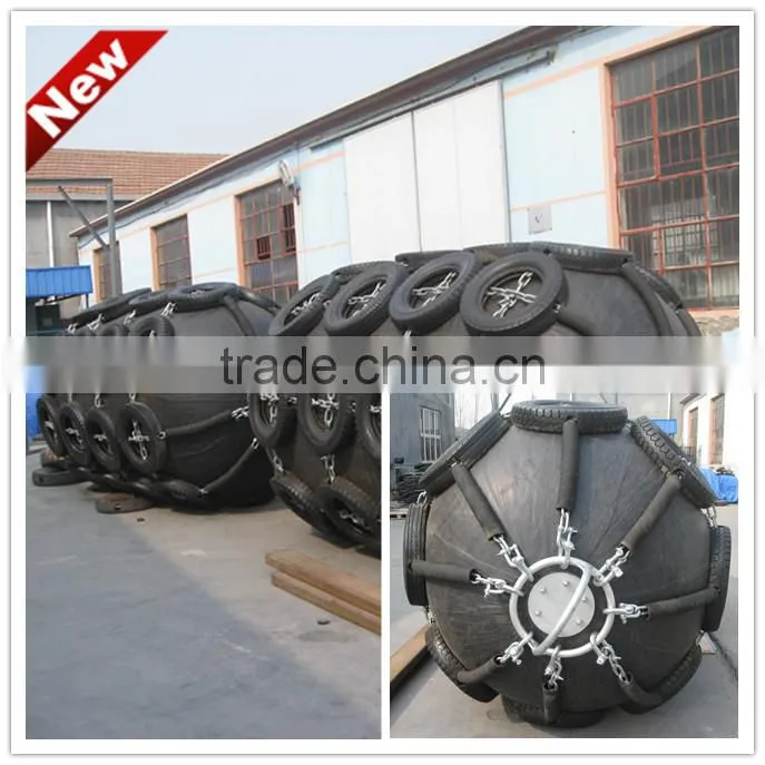 CCS BV approved Marine pneumatic rubber fender for ship use