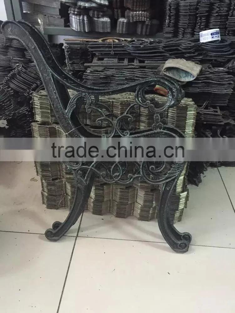 Wholesales park bench frames,antique park bench parts