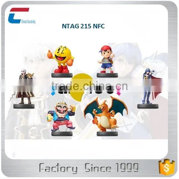2017 hot NTAG 215 NFC tags compatible with Amiibo Game