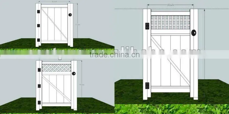 garden fence pvc privacy lattice