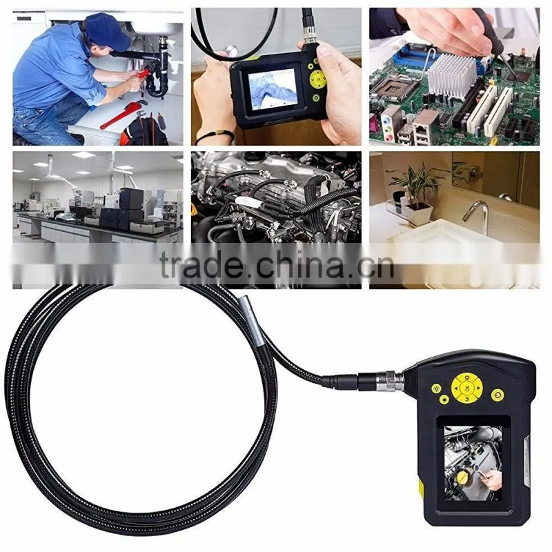8.2mm Digital Waterproof Handheld Endoscope Digital Inspection Camera System 2.7 inch Screen Monitor and 1 Meter Cable