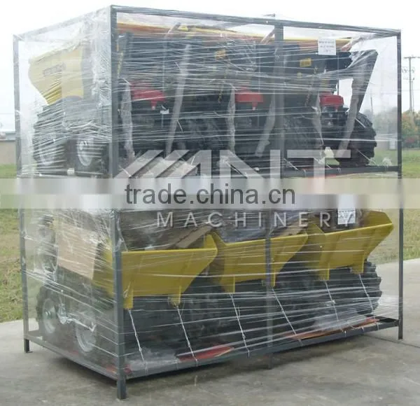 Mini track dumper with gasoline engine construction machinery BY300X with CE