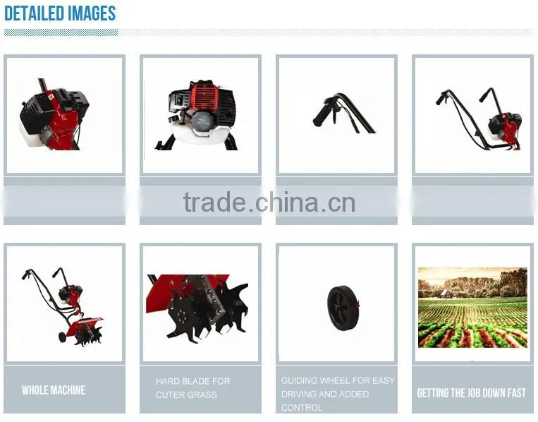 small lawn tractor tiller and mini tractor cultivator for sale